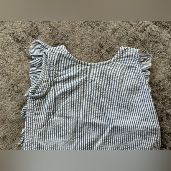 Sophie and Sam Kids 2T Blue and White Striped Top - Picture 4 of 8